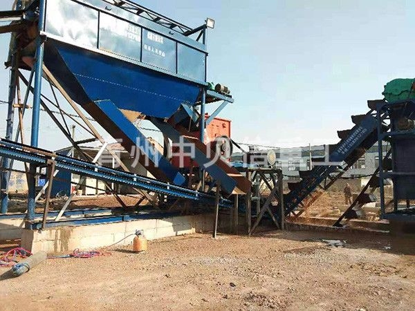 Large crushing production line