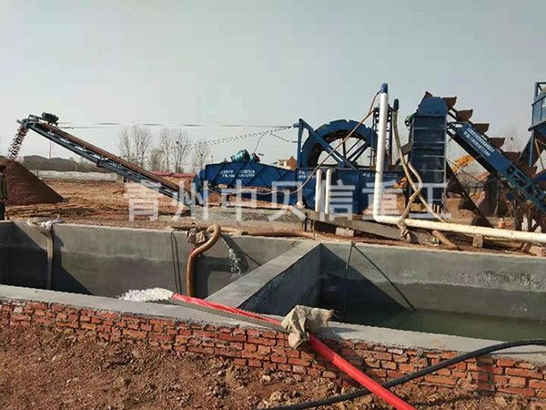 Large crushing production line