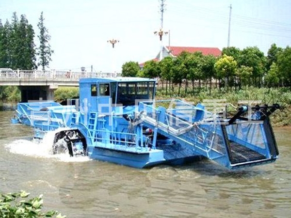 Lawn mower, water surface cleaning boat