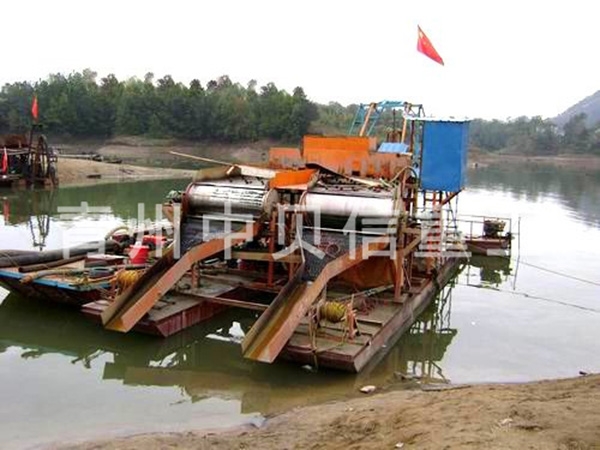 Double pump double pump double magnetic separation iron sand extraction ship