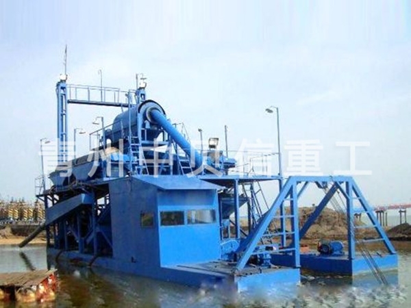 High power iron sand extraction ship