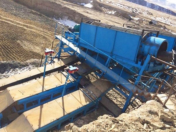 Drum type gold separator